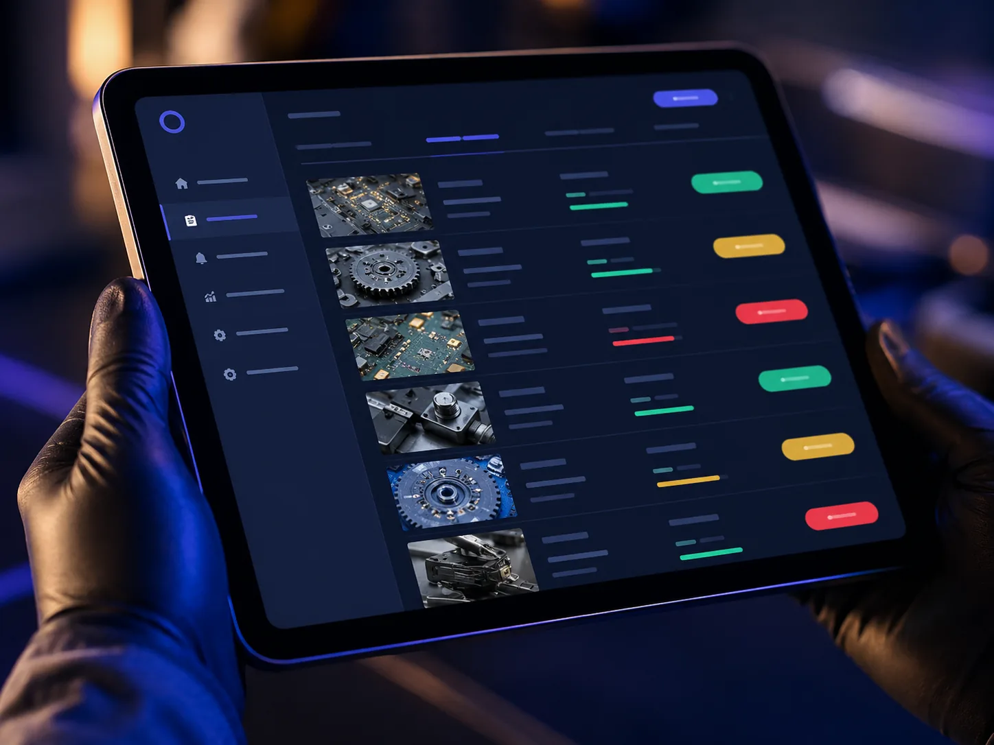Digital home inspection report on a tablet