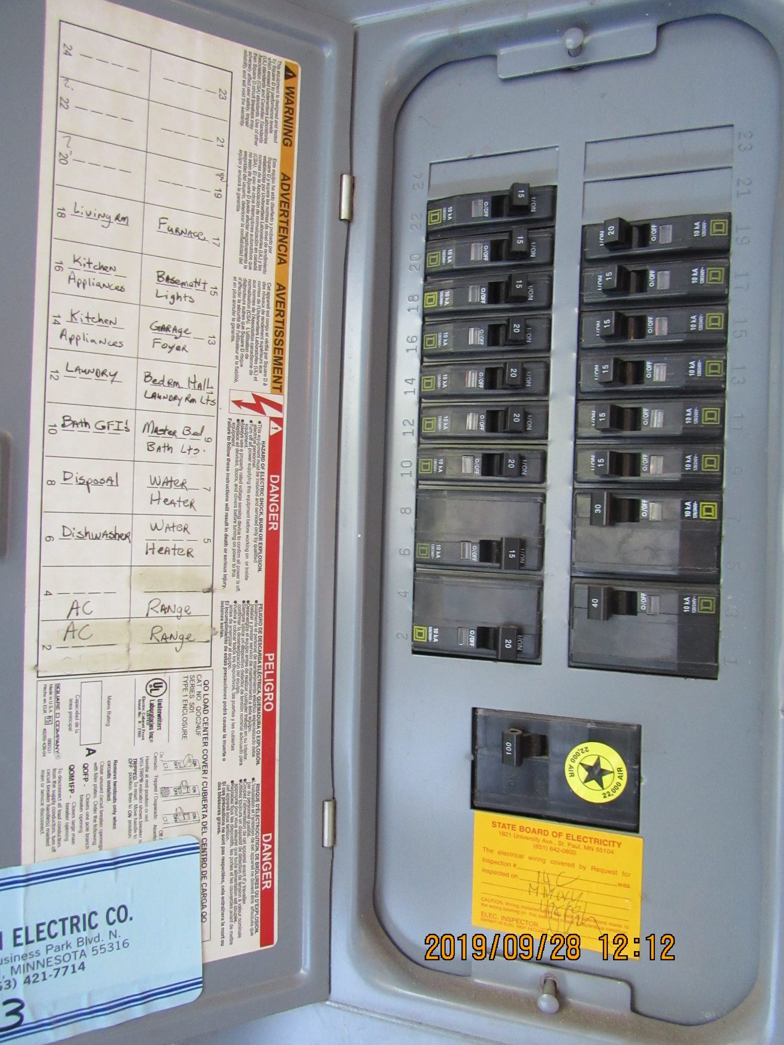 Electrical Inspection Home Inspector Plymouth MN 7633546788